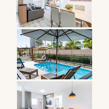 Apartamento 150M Da Praia Com Sacada, Wi-Fi Ar Condicionado, Piscina, Portaria 24H, Playground E Vaga De Garagem Lägenhet Piçarras Exteriör bild