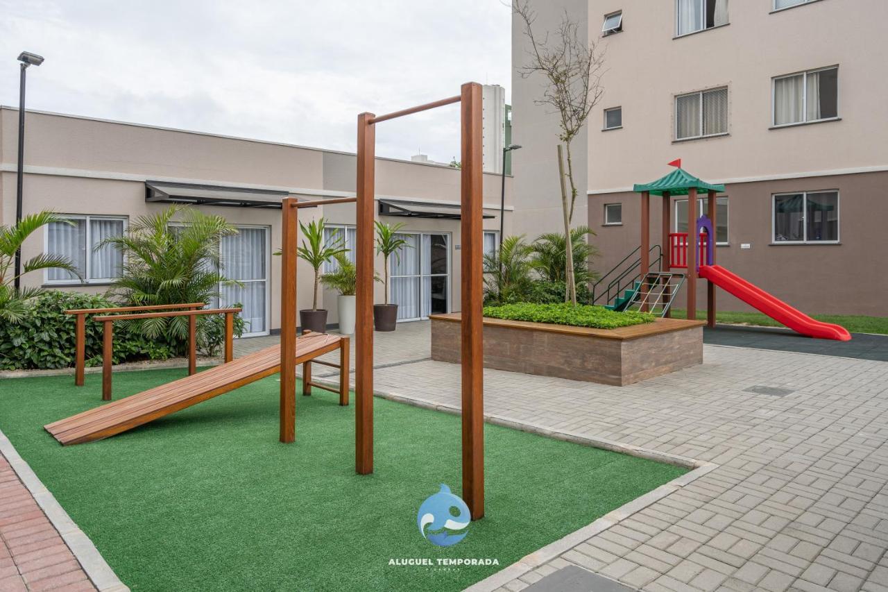 Apartamento 150M Da Praia Com Sacada, Wi-Fi Ar Condicionado, Piscina, Portaria 24H, Playground E Vaga De Garagem Lägenhet Piçarras Exteriör bild